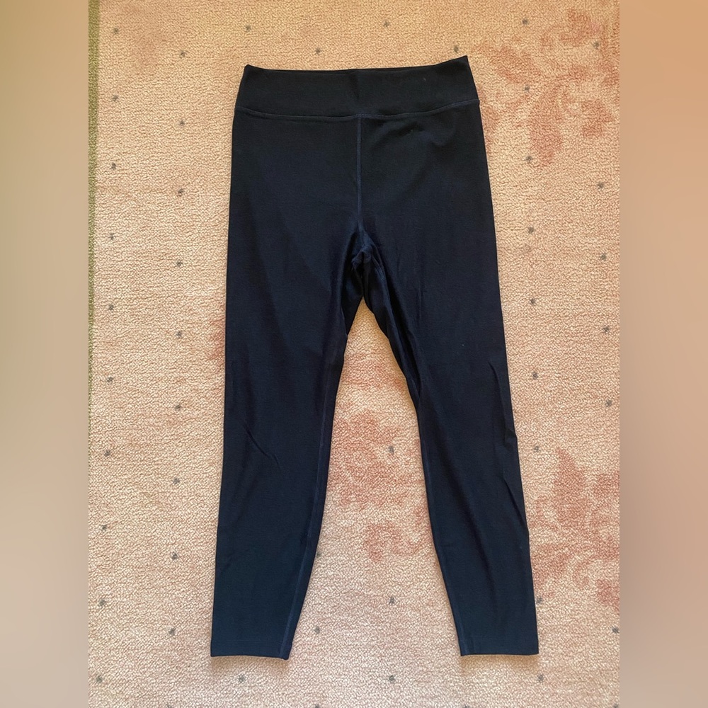 Old Navy Women’s Active Go Dry ON Cloud 7/8 Ankle Leggings Heather Navy Medium M